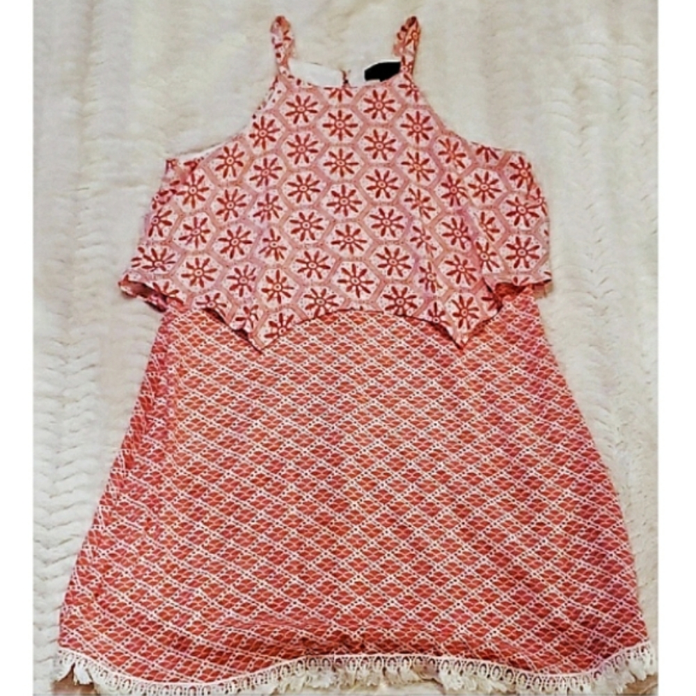 My Michelle Scarlet/clover keyhole layered dress